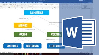 Como hacer un MAPA CONCEPTUAL en WORD 2020 [upl. by Knutson859]