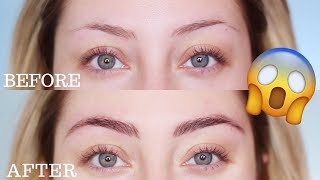 HOW TO TINT YOUR EYEBROWS  Glamnanne [upl. by Aihsem]