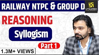 Railway NTPC amp Group D Reasoning  Syllogism 1  Short Tricks  By Akshay Sir [upl. by Mcnamee]