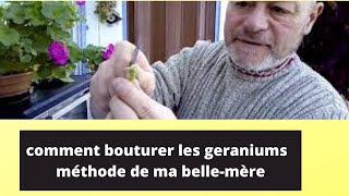 Comment et quand  bouturer les geraniums [upl. by Maxama]