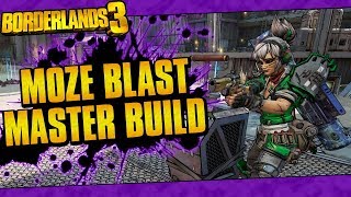 Borderlands 3  Moze Blast Master Build Infinite Ammo  Massive Damage [upl. by Anaitak818]