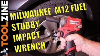 Milwaukee M12 Fuel Stubby Impact Wrench and Battery Test with 20 40 60 [upl. by Annaek]