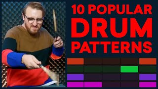 10 Popular Drum Patterns Every Producer Should Know [upl. by Maharva52]