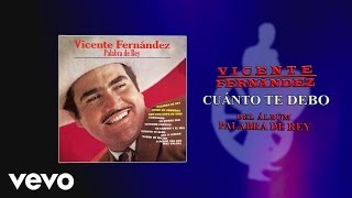 Vicente Fernández  Cuánto Te Debo Cover Audio [upl. by Forbes]