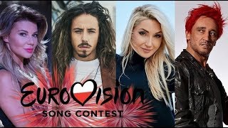 10 najlepszych wyników Polski w konkursie Eurowizji  Eurovision Poland  the best results [upl. by Merrill]