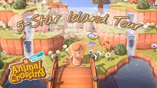 My 5Star Island Tour 1700 Hours — NaturalThemed Terraforming  Animal Crossing New Horizons [upl. by Reinal327]