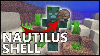 Where To Find NAUTILUS SHELLS In Minecraft [upl. by Aronson]