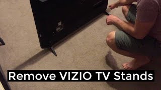 Vizio TV RemoveReplace Stands [upl. by Dis]