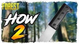 The Forest  HOW TO FIND THE MACHETE  Updated Location [upl. by Terrab264]