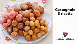 CASTAGNOLE DI CARNEVALE  Ricetta fritta e al forno  Natalia Cattelani [upl. by Nerual]