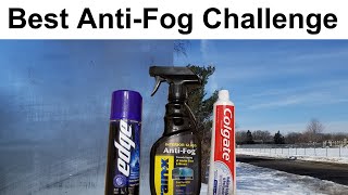 The Best AntiFog Product  A Head  On Challenge [upl. by Ednargel]