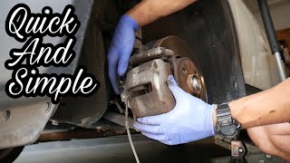 MINI Cooper  Front Brake Pads and Wear Sensor Replacement [upl. by Phillip696]