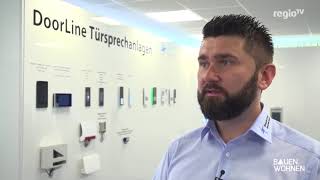 TVBeitrag „Bauen und Wohnen“ DoorLine Türsprechanlagen mit dem Smartphone verbinden [upl. by Dori387]