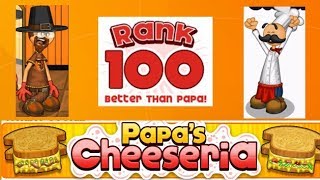 Papas Cheeseria Rank 100 [upl. by Senzer]