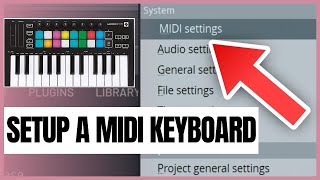 How to Setup a MIDI Keyboard In FL Studio  40 Second Tutorial [upl. by Dieter]