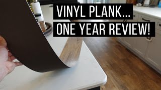 Vinyl Plank Flooring  Review After One Year in Our Home [upl. by Joan]