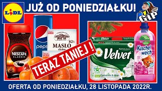 LIDL  Gazetka od Poniedziałku 28112022  Okazje do Zakupów [upl. by Gonzales]