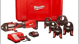 Milwaukee M18 Force Logic Press Tool Kit 292222 w ONEKEY amp 12”2” CTS Jaws [upl. by Clinton]