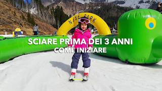 Sciare prima dei 3 anni come iniziare [upl. by Atnahsa]