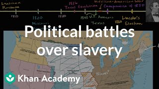 Slavery and Missouri Compromise in early 1800s  US History  Khan Academy [upl. by Ayotahs]