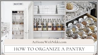 TIPS  Organizing a Pantry [upl. by Zwart878]