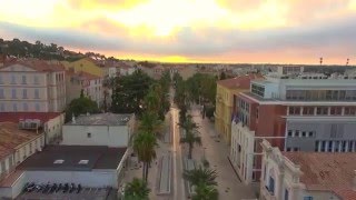 Le Patrimoine vu Du Ciel  Avenue des Palmiers  Hyères [upl. by Ringo]