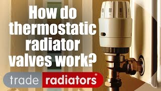 How Do Thermostatic Radiator Valves Work  by Trade Radiators [upl. by Nylak]