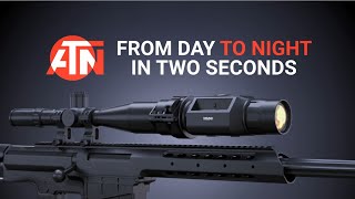 ATN TICO LT  Thermal ClipOn Sight  From Day To Night In Two Seconds [upl. by Ayek]