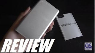 REVIEW Polanfo M20000 Aluminum Power Bank 8000mAh [upl. by Maharg]