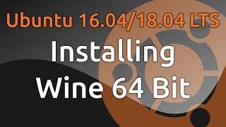 Ubuntu Install Wine  64 BIT or 32 BIT [upl. by Ineslta]