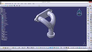 Catia Pipe Tutorial [upl. by Ansel875]