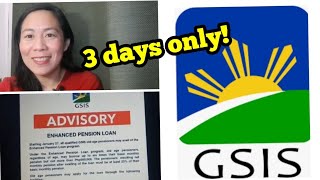 How to Avail of avail of the GSIS Enhanced Pension Loan [upl. by Vigen]