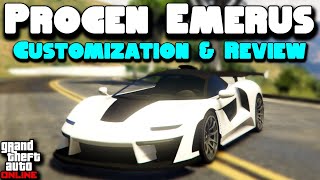 Progen Emerus Customization amp Review  GTA Online [upl. by Hokanson774]