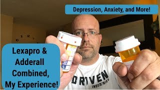 Lexapro and Adderall for Anxiety amp Depression My Experience [upl. by Hoenack]