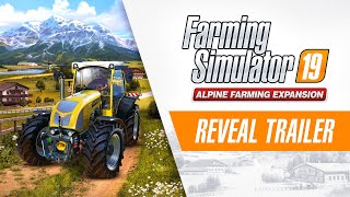 Farming Simulator 19  Alpine Farming Expansion  Reveal Trailer [upl. by Aihcrop]