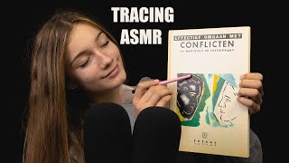 ASMR  Relaxing TRACING SCRATCHING amp TAPPING on books [upl. by Moncear759]