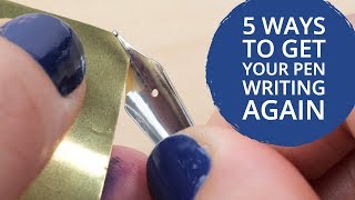 5 Ways to Get Your Pen Writing Again [upl. by Fronniah]