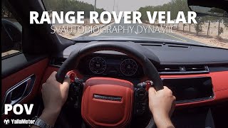 Range Rover Velar SV Autobiography Dynamic  POV [upl. by Eitten]