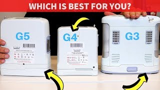 Inogen One G3 G4 and G5 Comparison [upl. by Wie]