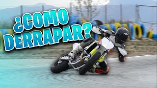 ¡¡APRENDE a DERRAPAR en MOTO SergioMuñoz75 [upl. by Anana645]