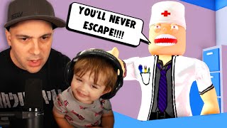 Father Son ESCAPE THE DENTIST  Roblox [upl. by Nage]