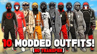 How To Get 10 GTA 5 Modded Outfits No Transfer Glitch [upl. by Attekram828]