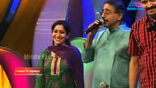 Singer Sujatha Mohan and her husband Mohan singing live [upl. by Sherline789]