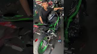 service  z900  kawasaki  throttle body clean [upl. by Tierell725]