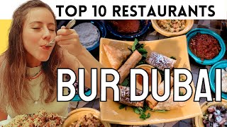 DUBAI FOOD  10 AUTHENTIC Restaurants In Dubai 🔥 [upl. by Saphra]