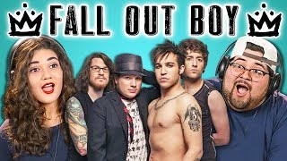 COLLEGE KIDS REACT TO FALL OUT BOY [upl. by Euqininod]