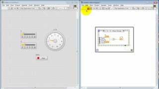 NI LabVIEW Event structure for interactive front panel [upl. by Ahsiekram728]