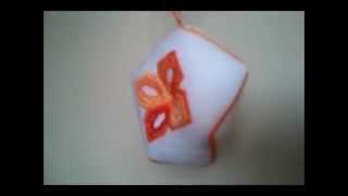 Tutorial Biscornu  Beginners  Cross Stitch finish  Quick stitch  Fancy pincushion [upl. by Nahej]