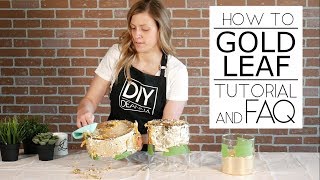 How to Gold Leaf Tutorial and FAQ [upl. by Eiramik]