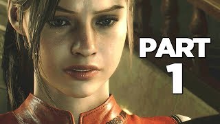 RESIDENT EVIL 2 REMAKE CLAIRE A Walkthrough Gameplay Part 1  ELZA WALKER COSTUME RE2 [upl. by Amaral460]